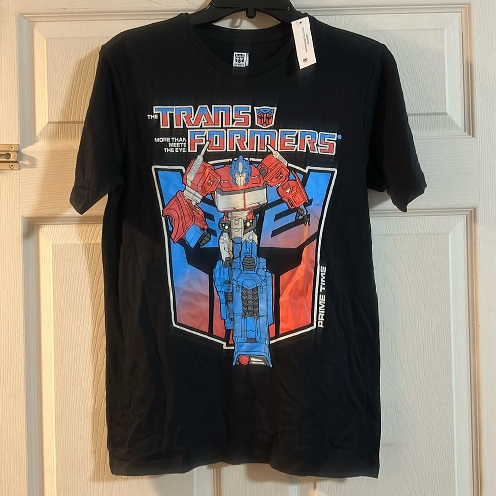 TRANSFORMERS BOYS GRAPHIC TEE: BLACK: NEW WITH TAGS: SIZE XL (14/16)